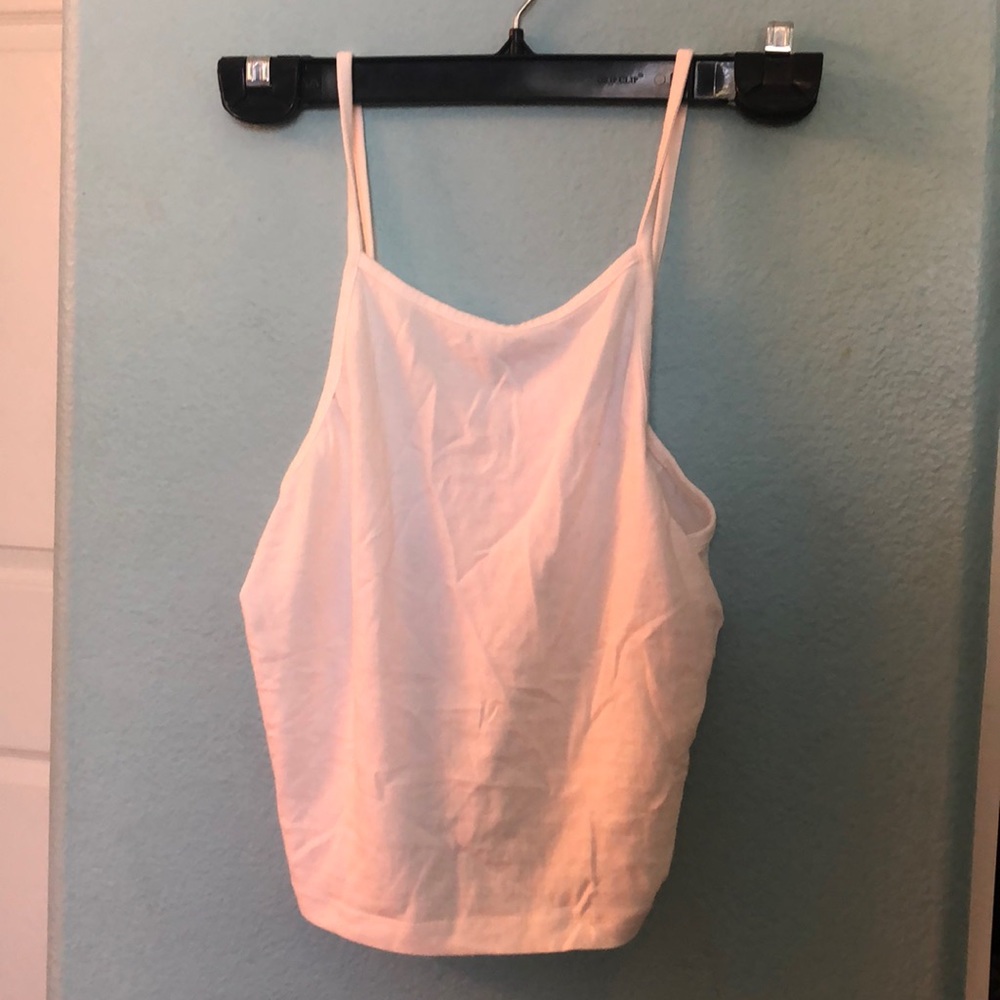 Brandy Melville white crop top